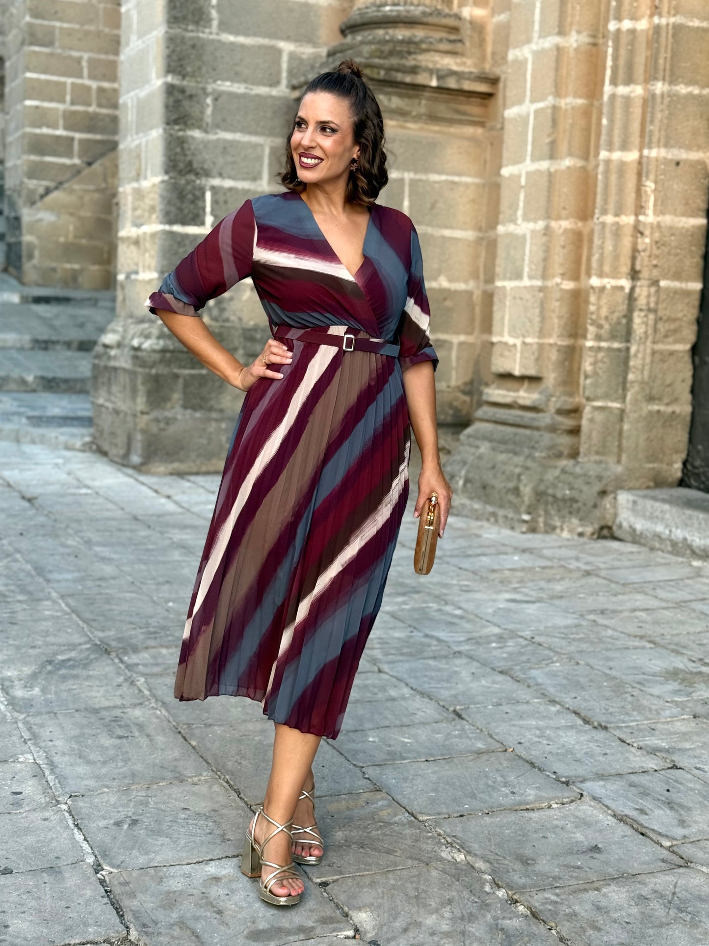 Vestido Harmonía Geométrico