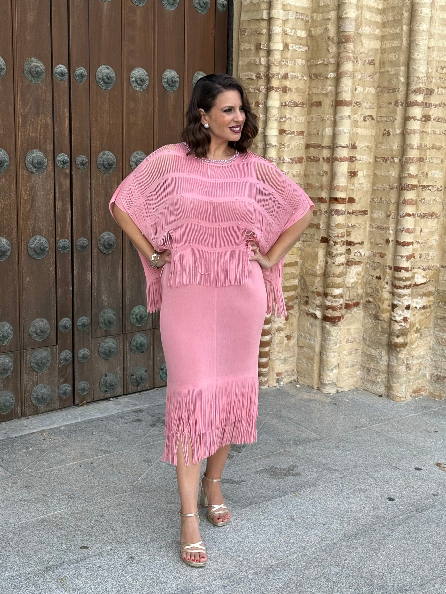 Vestido Soraya Rosa