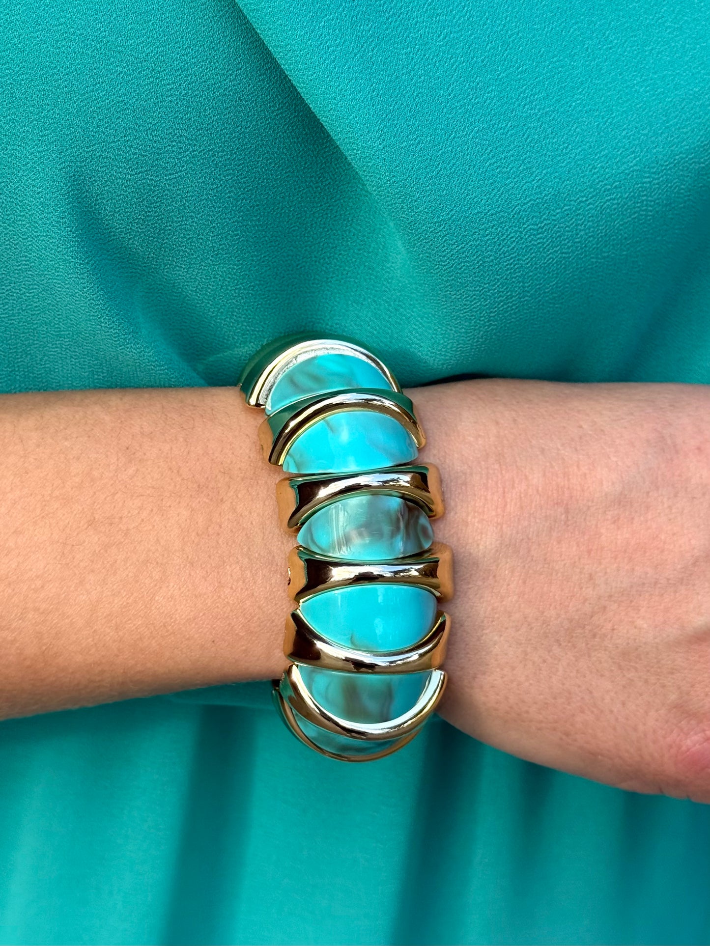 Pulsera Kenia Turquesa