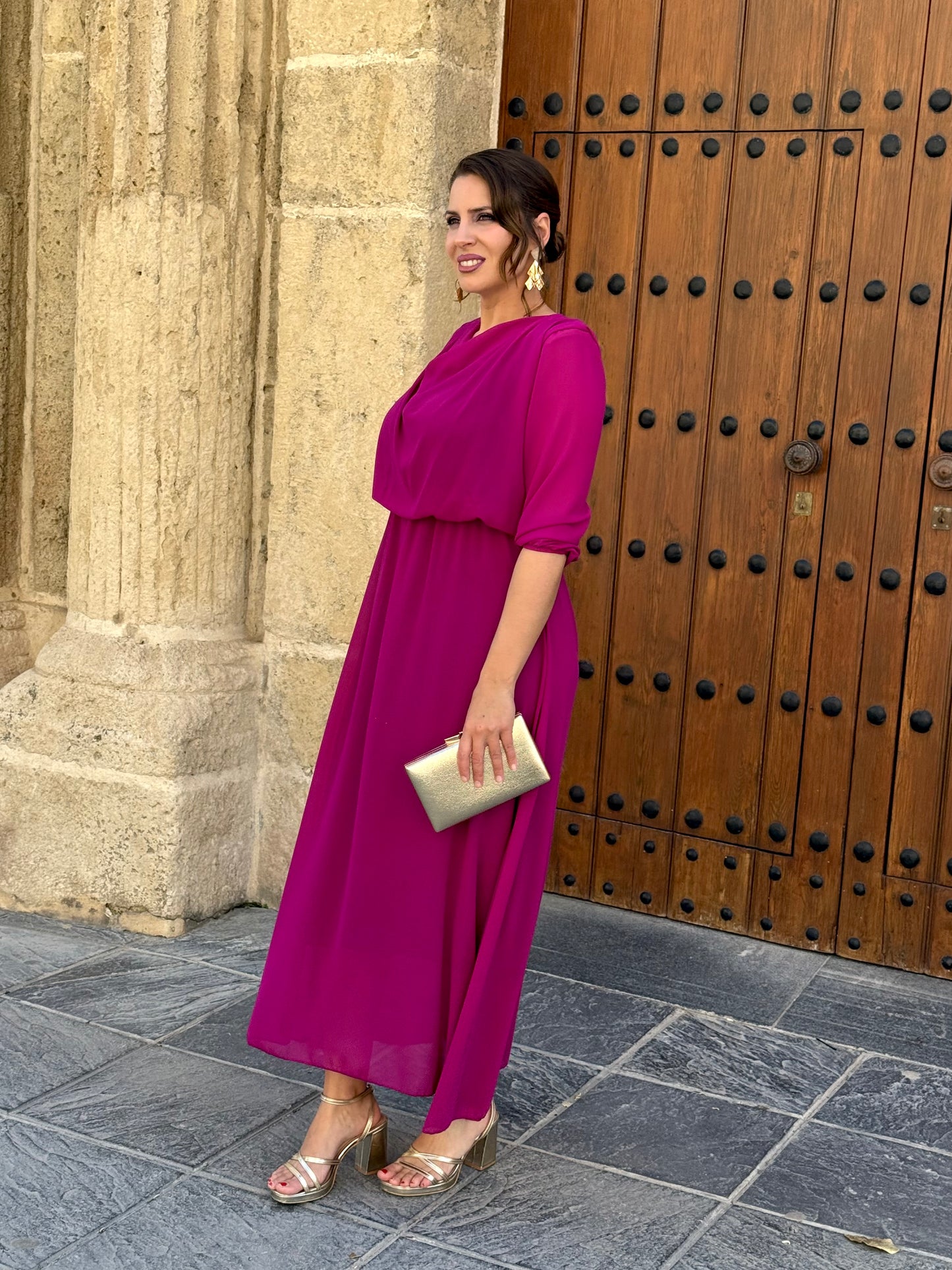 Vestido Miriam Buganvilla