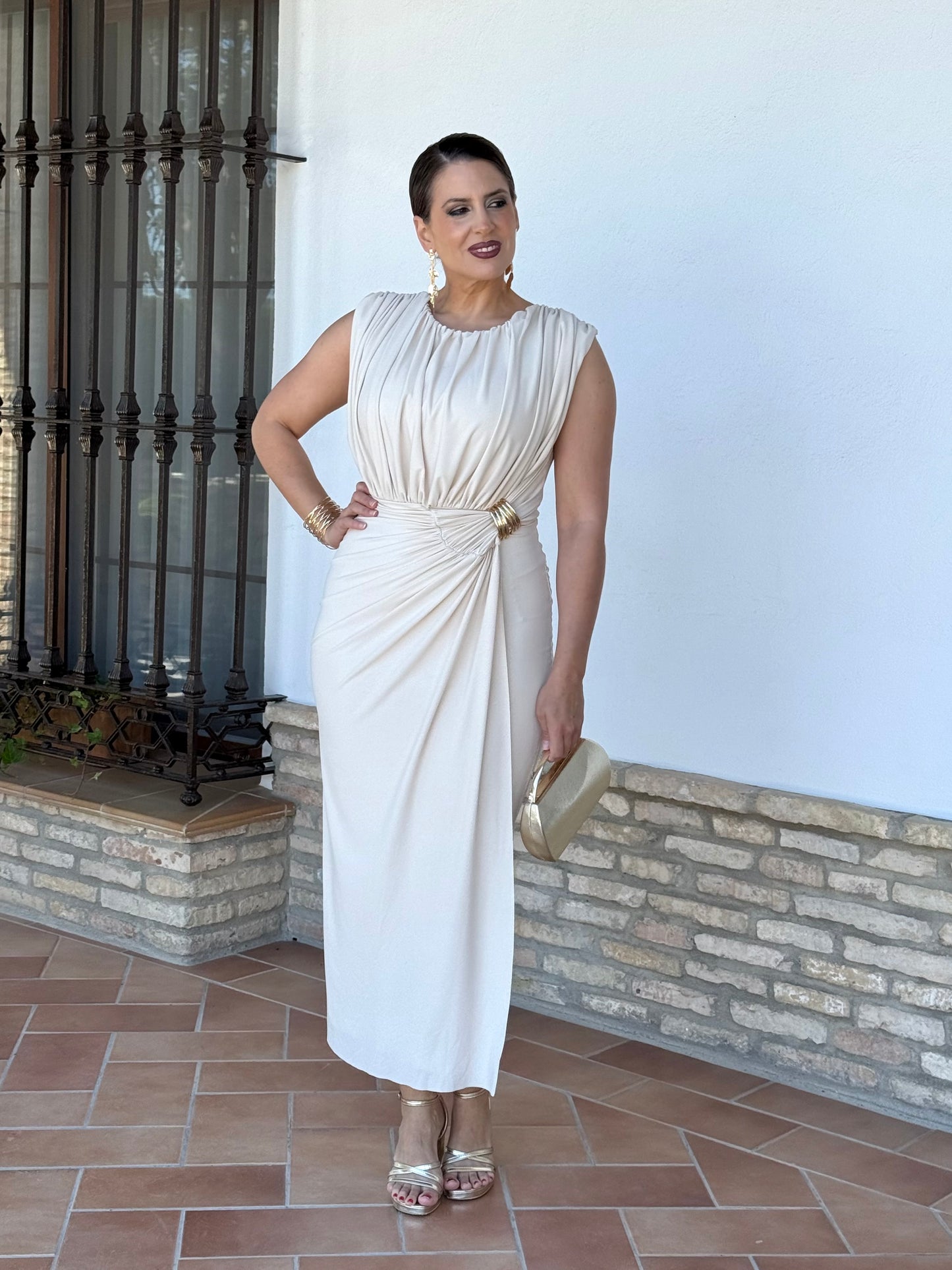 Vestido Lara Beige