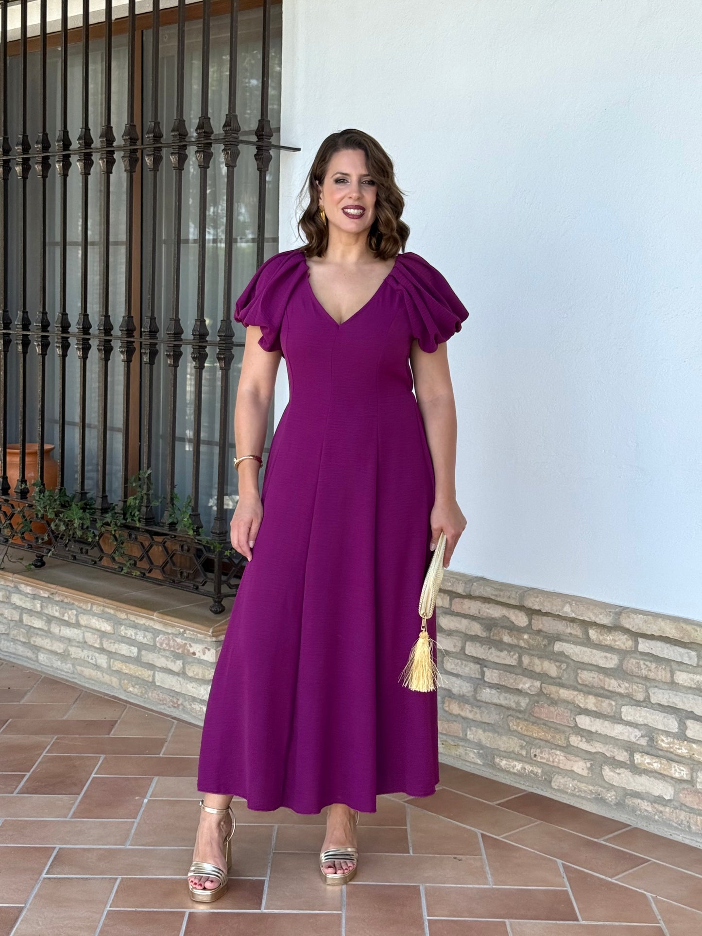 Vestido Saray Buganvilla