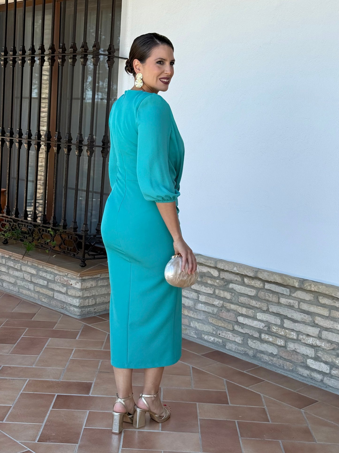 Vestido Sintra Turquesa
