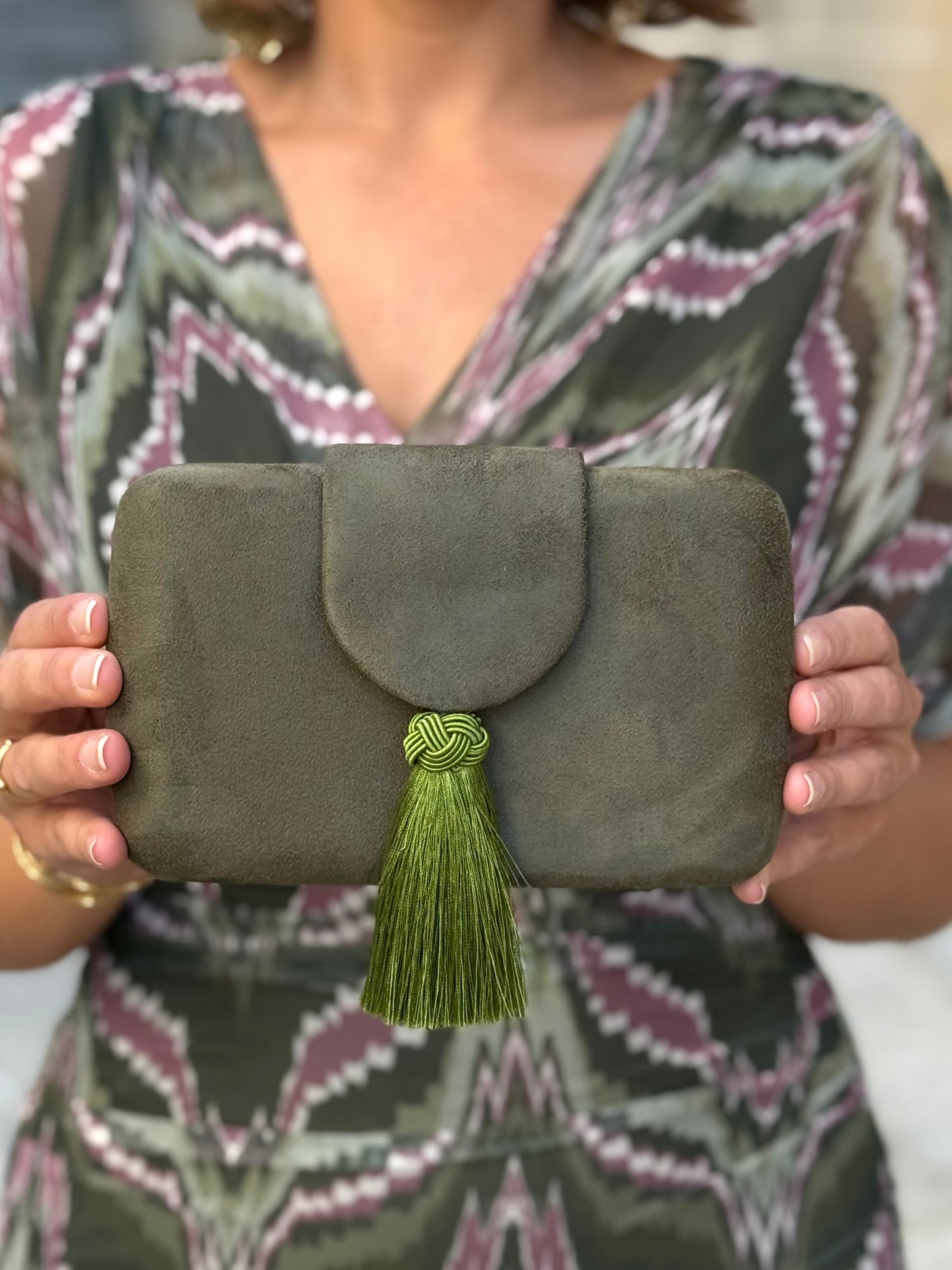 Bolso Borlón Kaki
