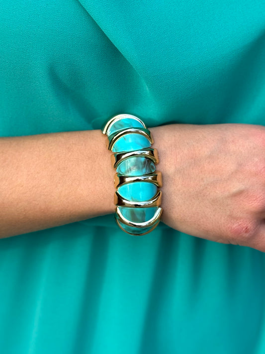 Pulsera Kenia Turquesa