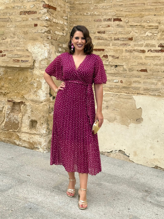 Vestido Talina Lunar Buganvilla