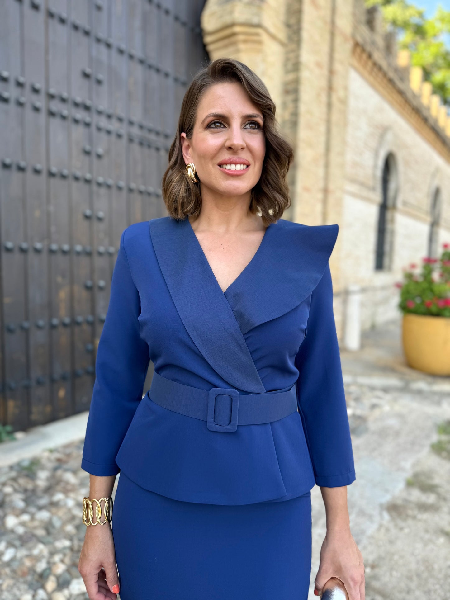 Vestido Atenea Azul Marino