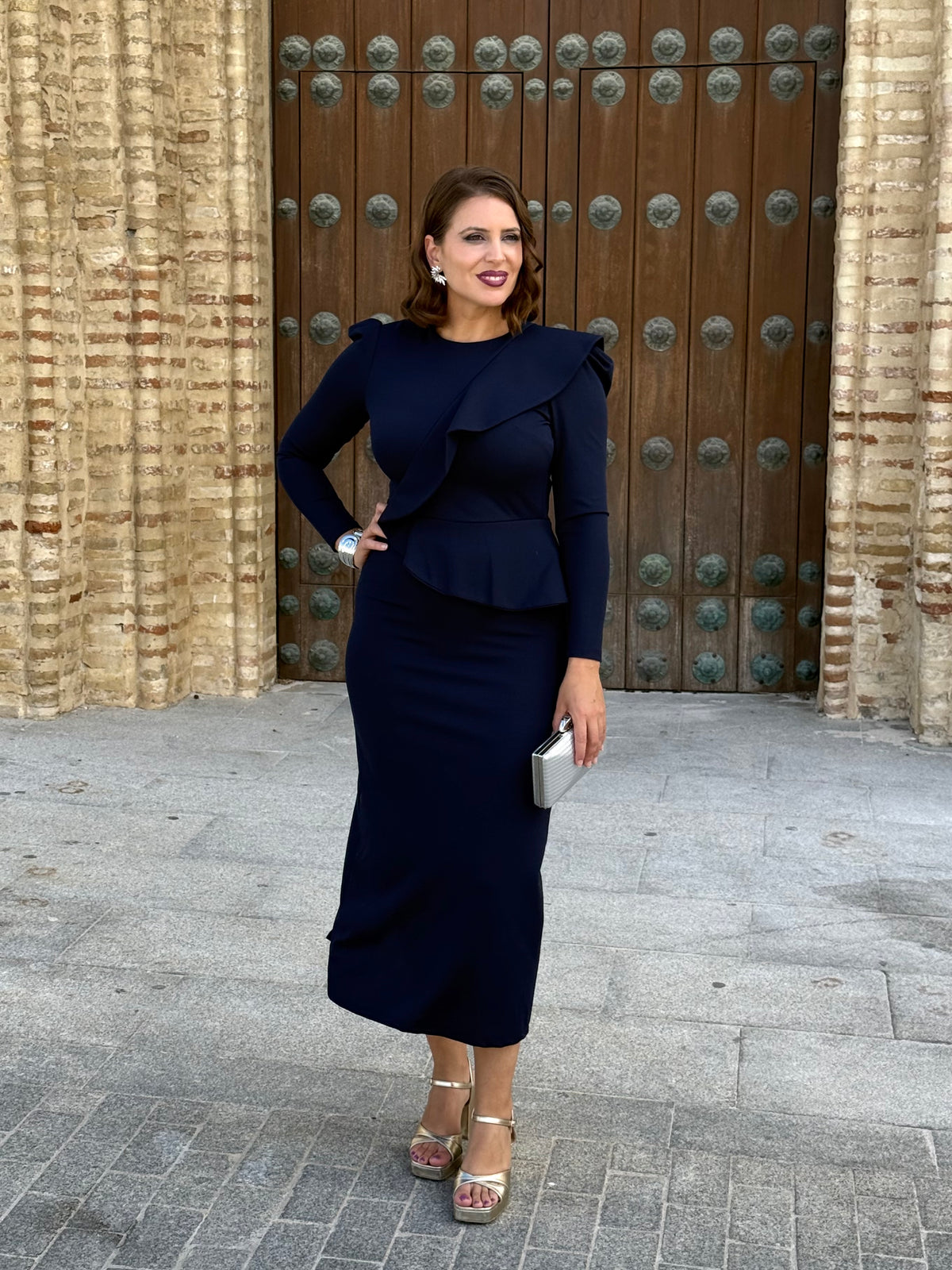 Vestido Cinderella Azul Marino