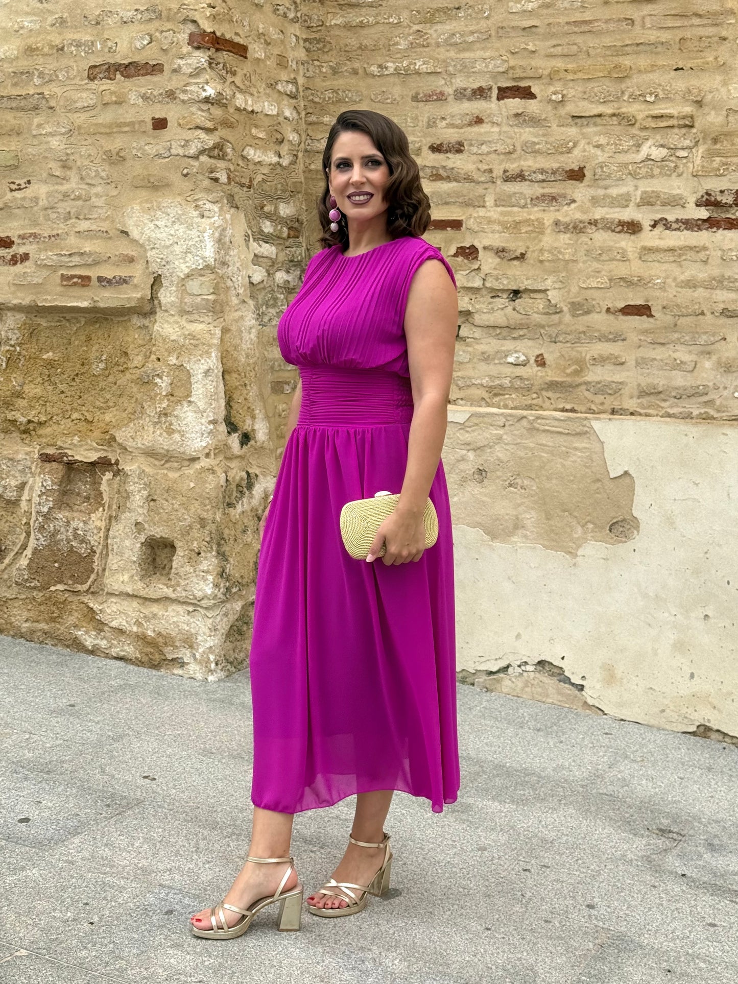 Vestido Nael Buganvilla
