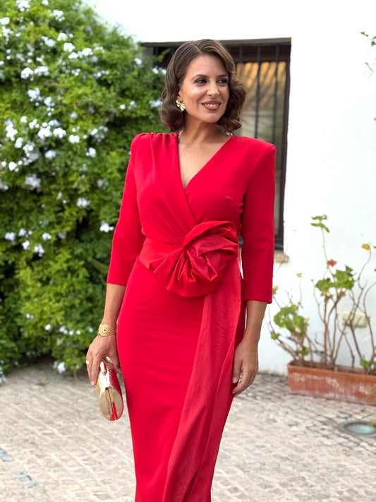 Vestido Lisandra Rojo