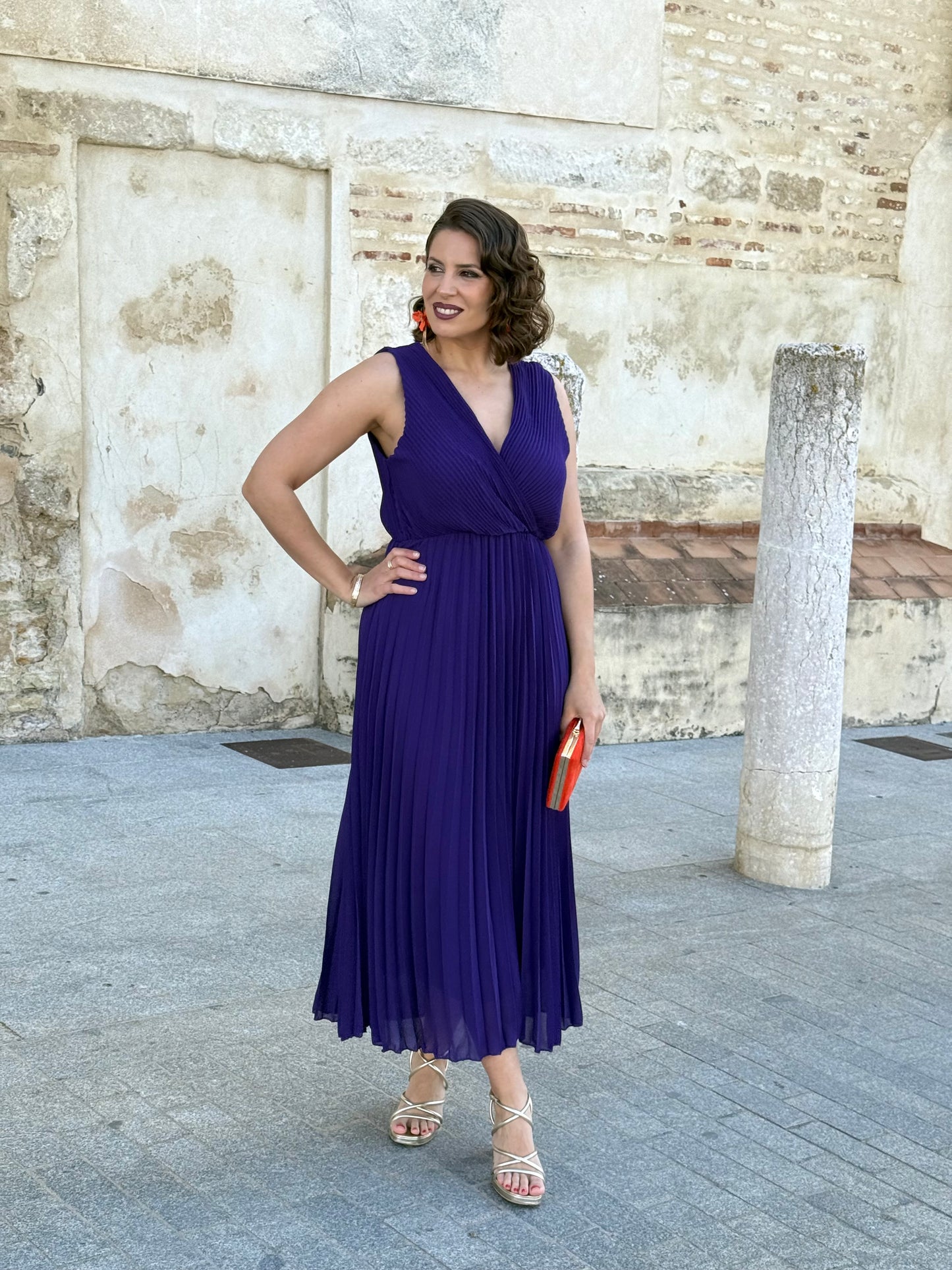 Vestido Sicilia morado