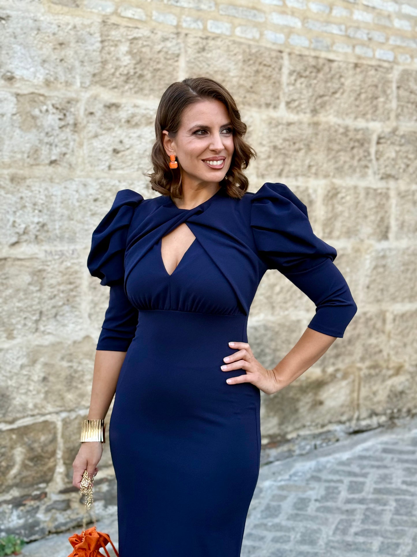Vestido Leo Marino