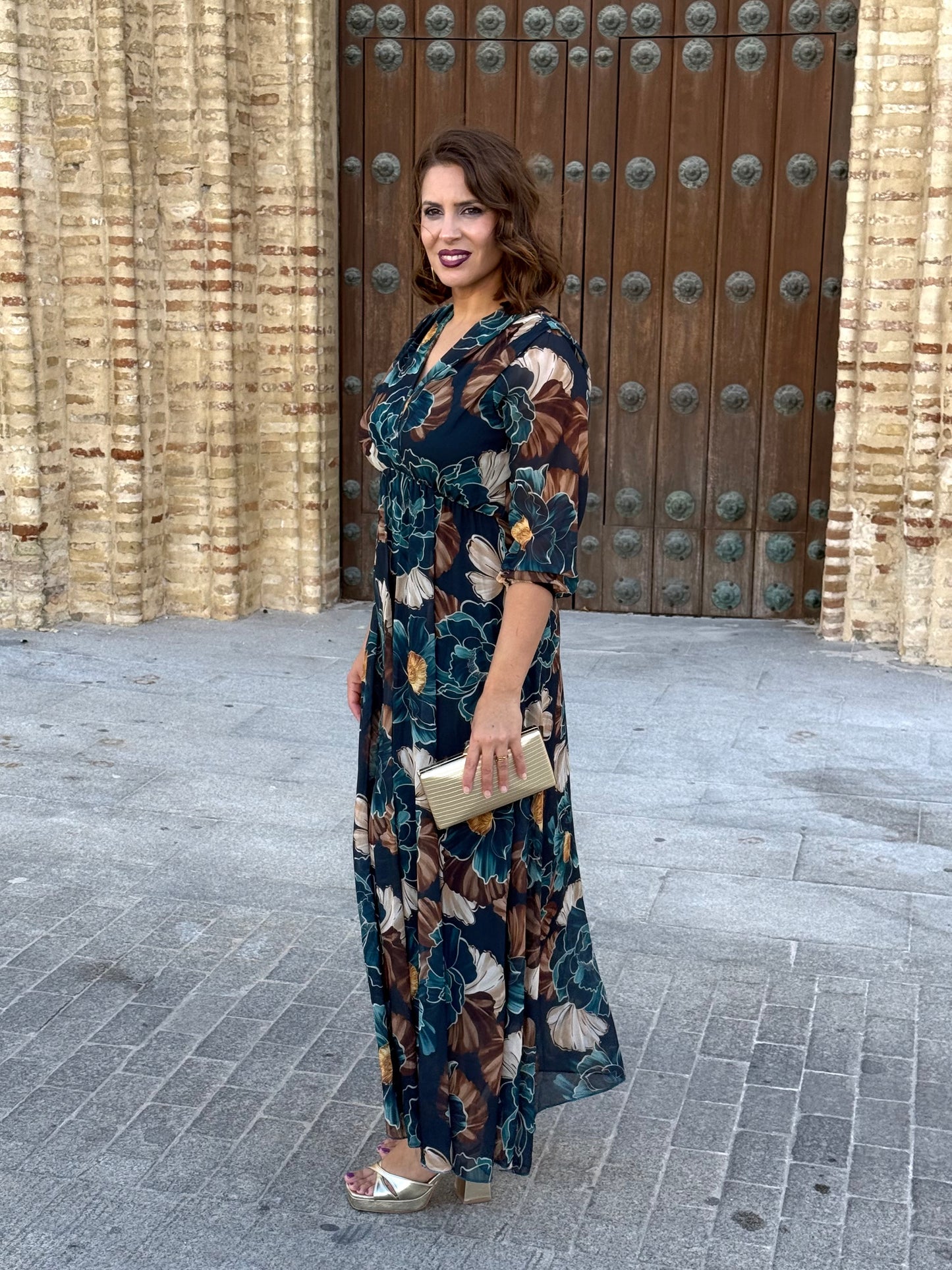 Vestido Rubí Petróleo