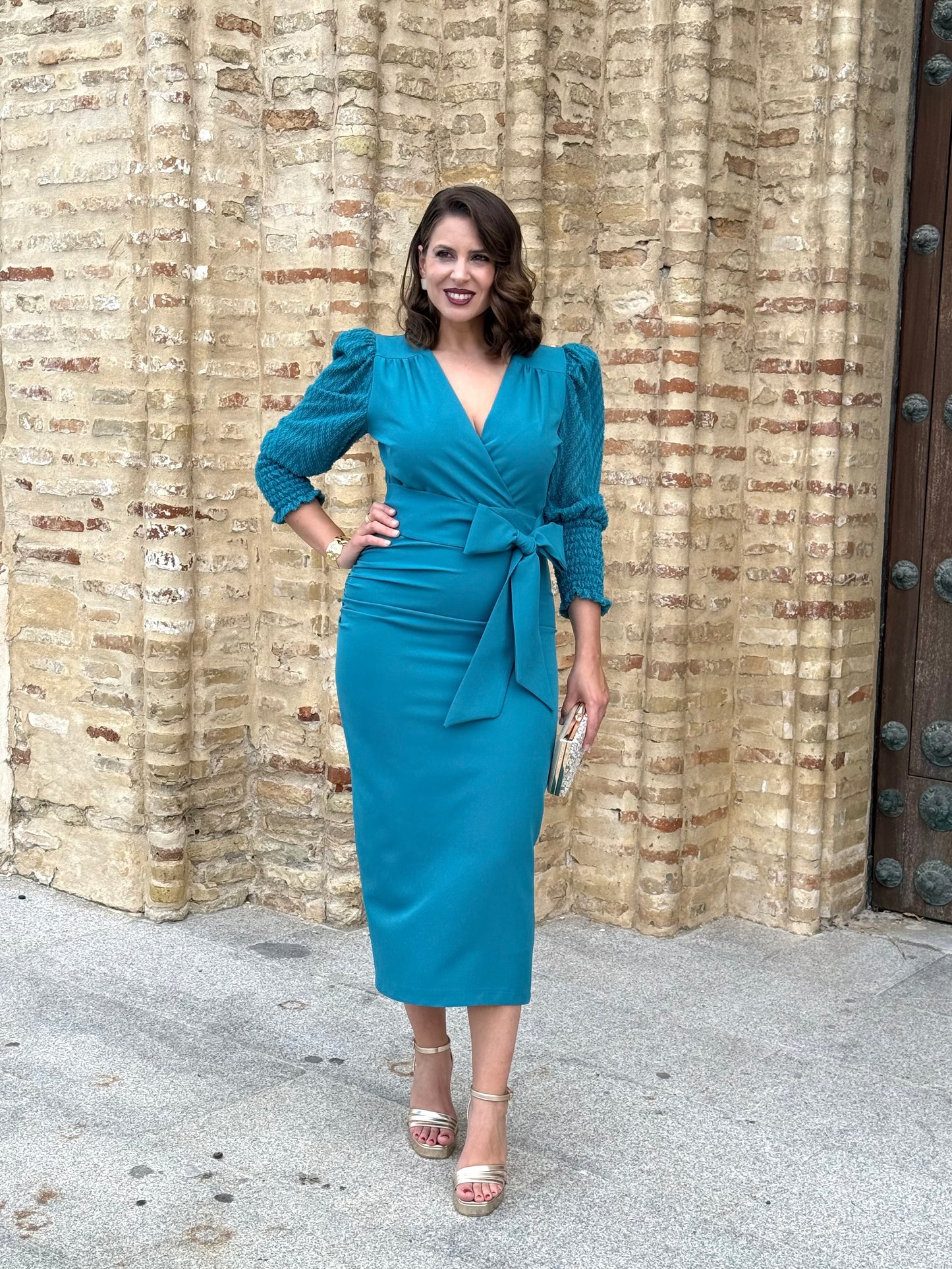 Vestido Vera Petróleo
