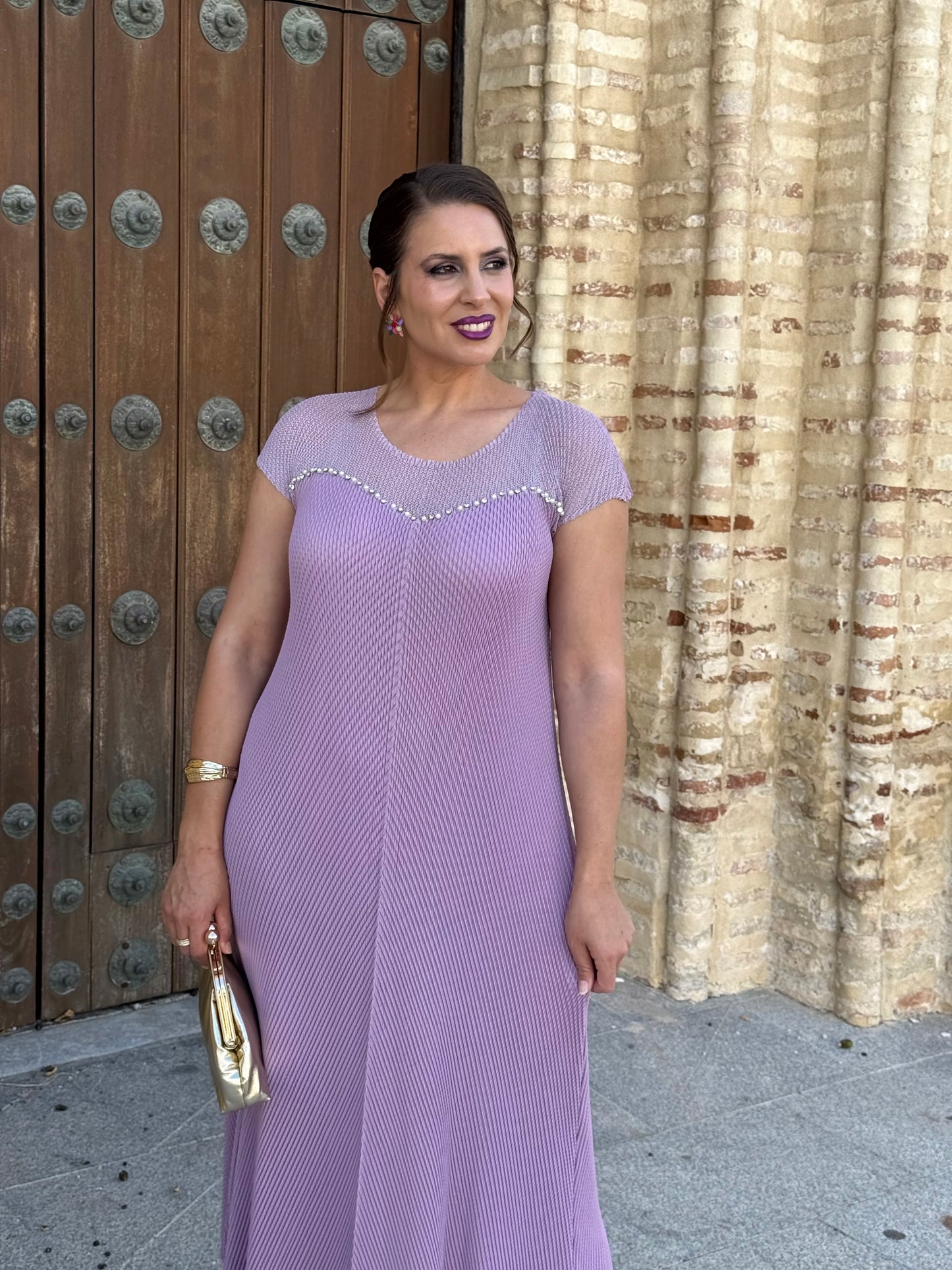Vestido Alira Malva