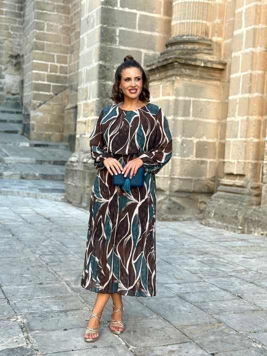 Vestido Paraíso Petróleo