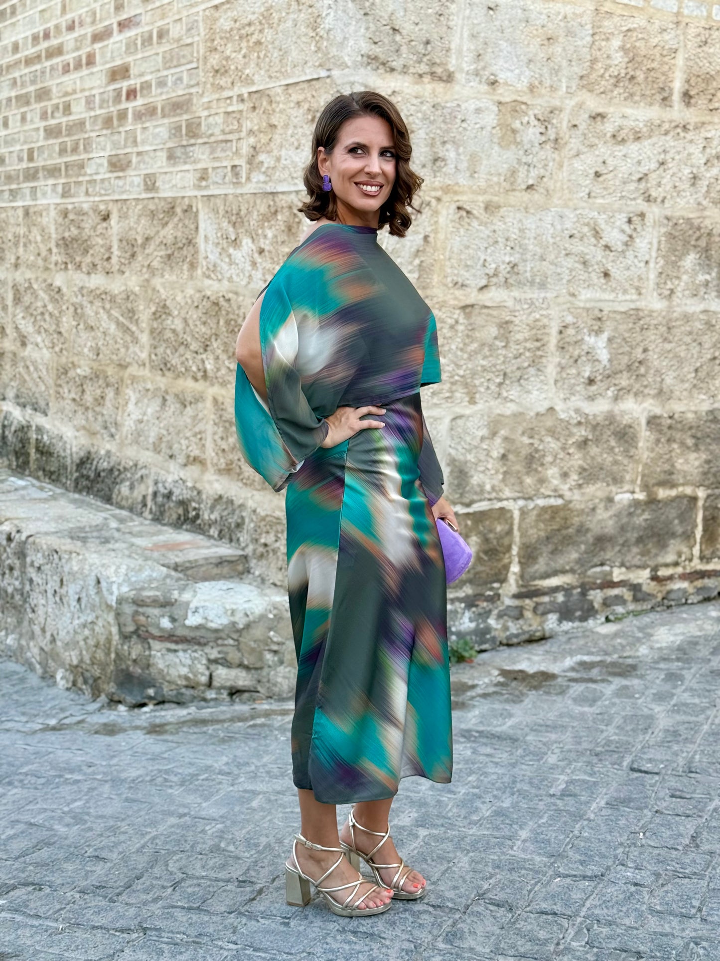 Vestido Acuarela Verde