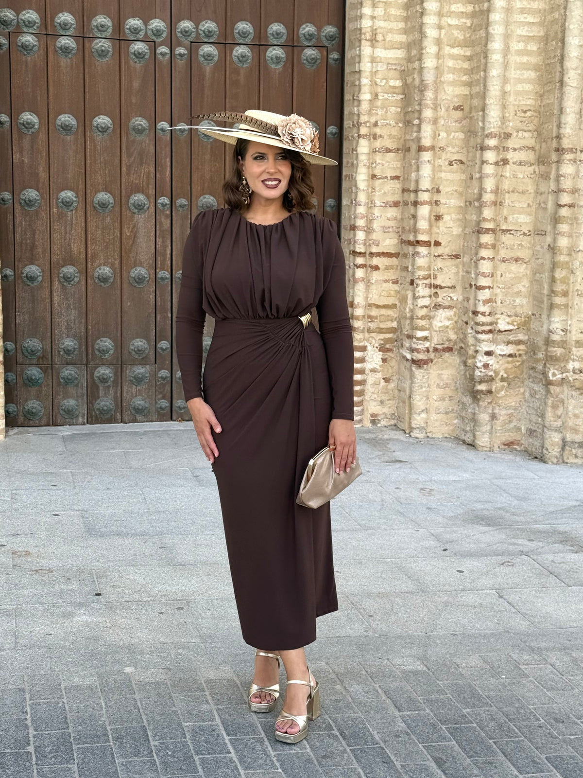 Vestido Murano Marrón