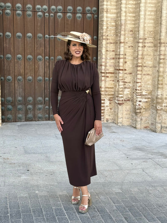 Vestido Murano Marrón
