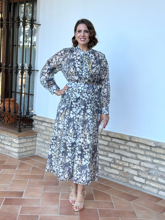 Conjunto Elegancia Grisáceo