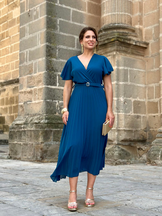 Vestido Valeria Petróleo