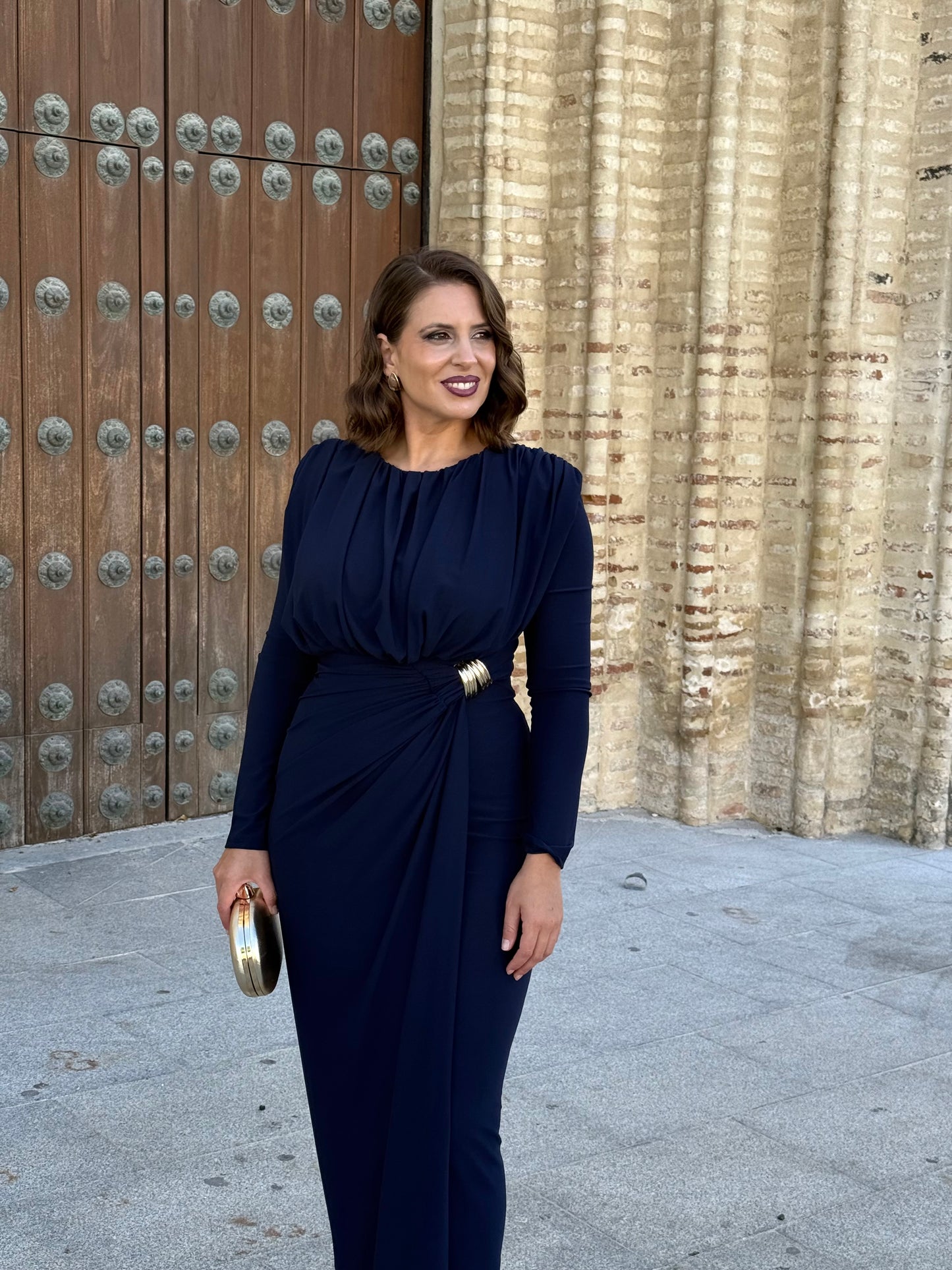 Vestido Murano Azul Marino