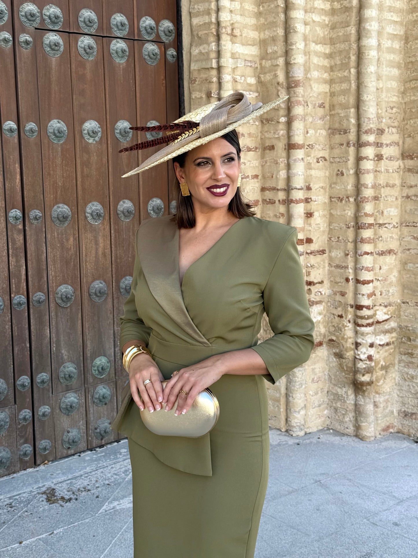 Vestido Davinia Verde Oliva