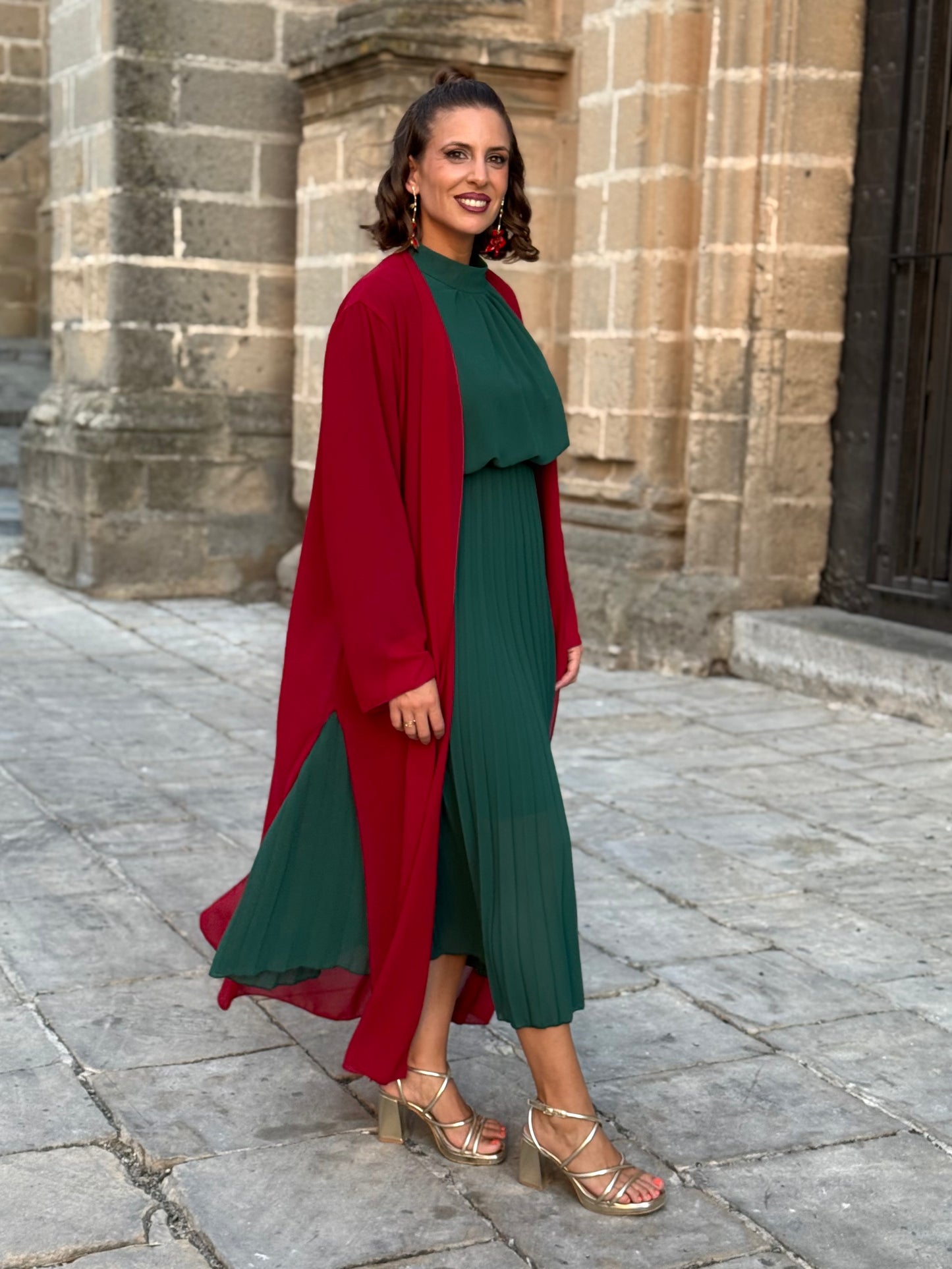 Kimono Gasa Burdeos