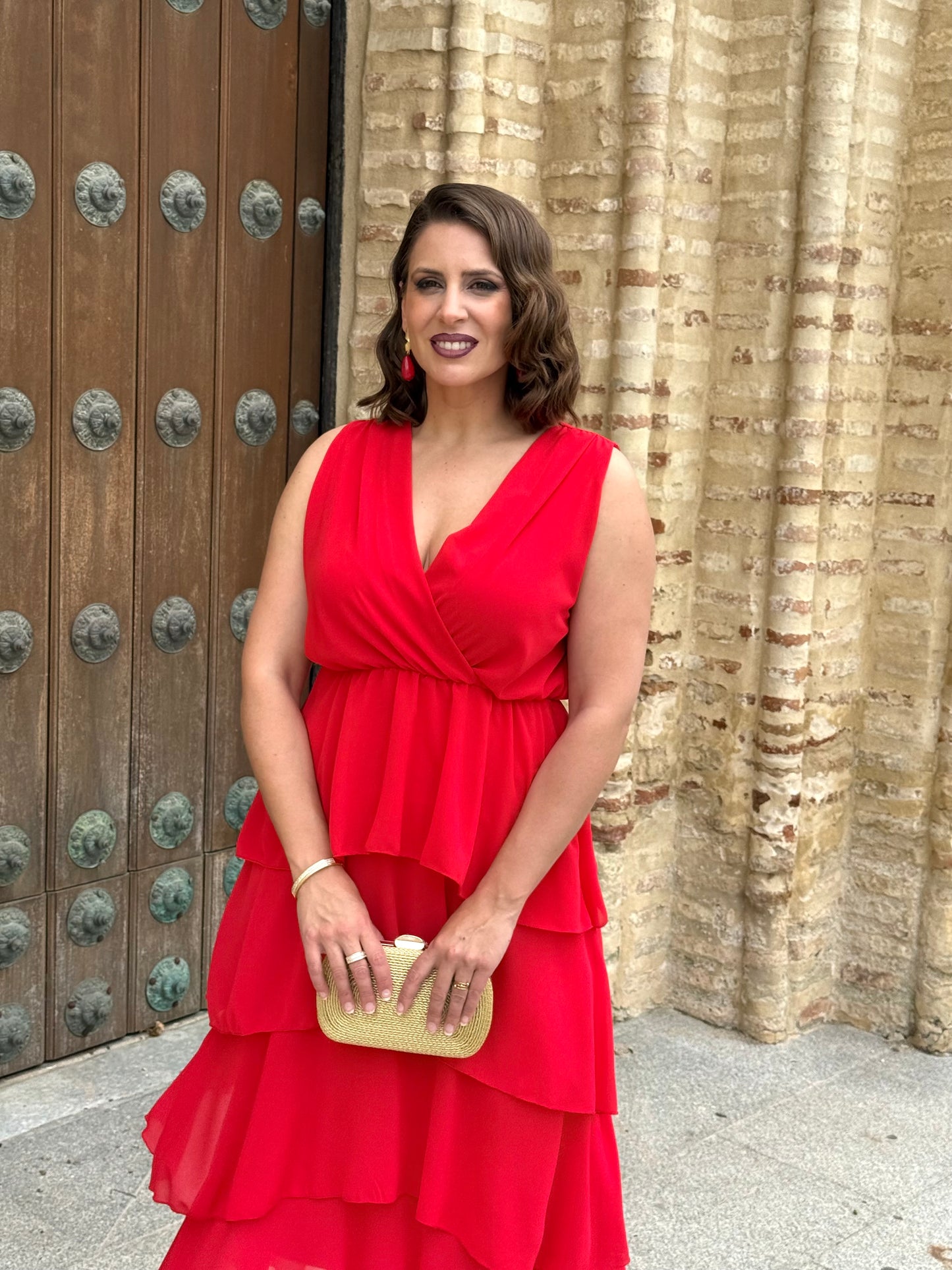 Vestido Naiara Rojo