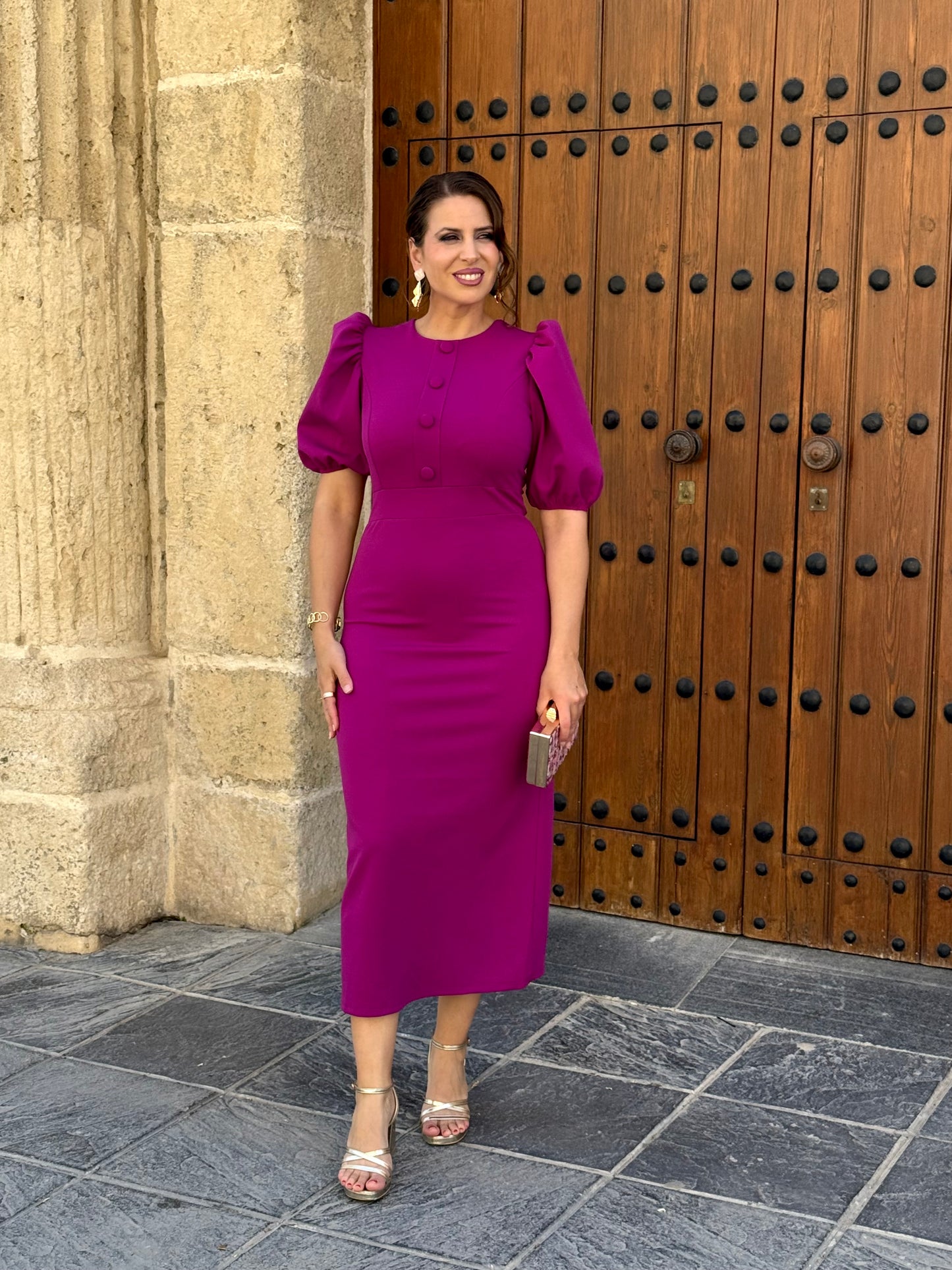 Vestido Alessia Buganvilla