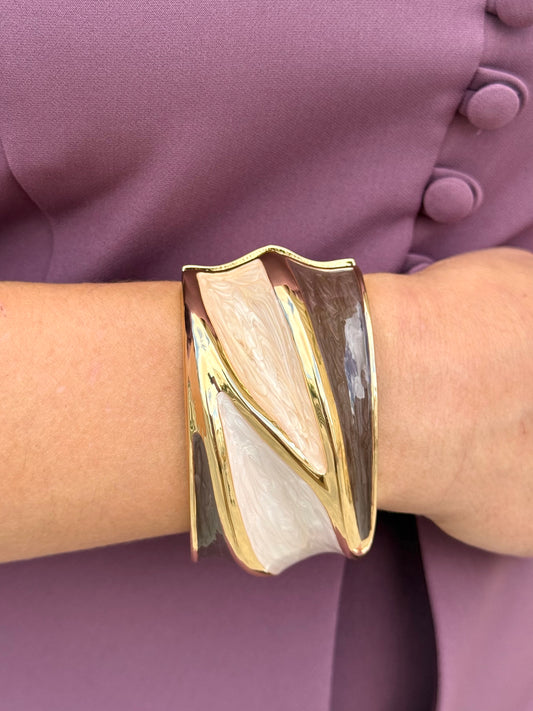 Pulsera Nilo Beige/Marrón