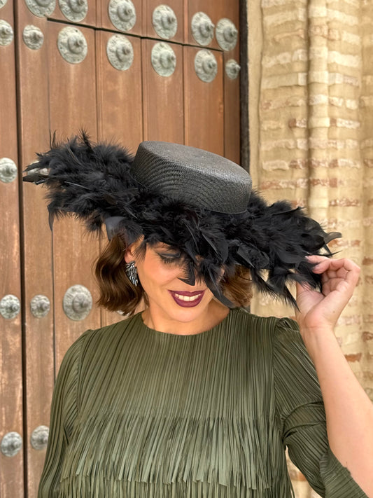 Pamela Pasión Plumas negra