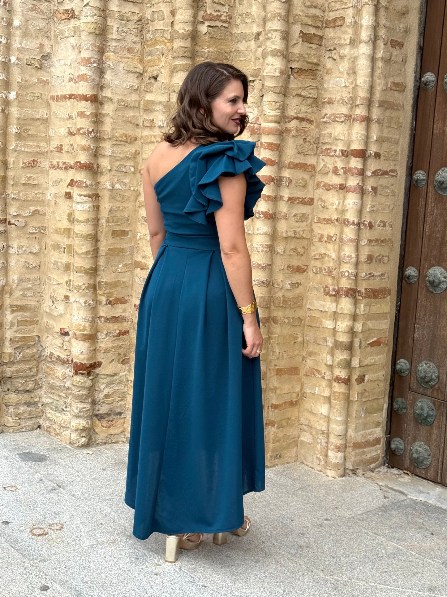 Vestido Nayara Petróleo