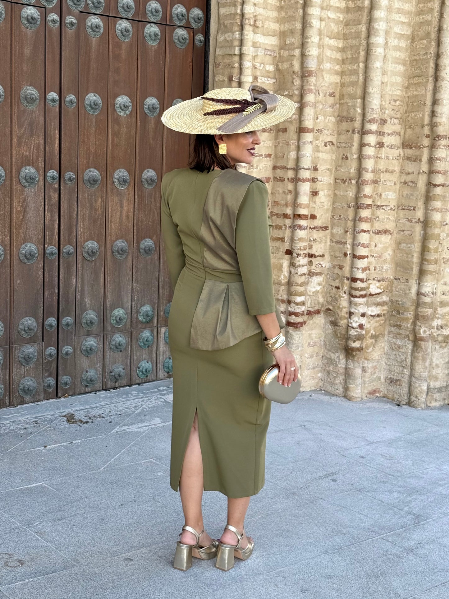 Vestido Davinia Verde Oliva
