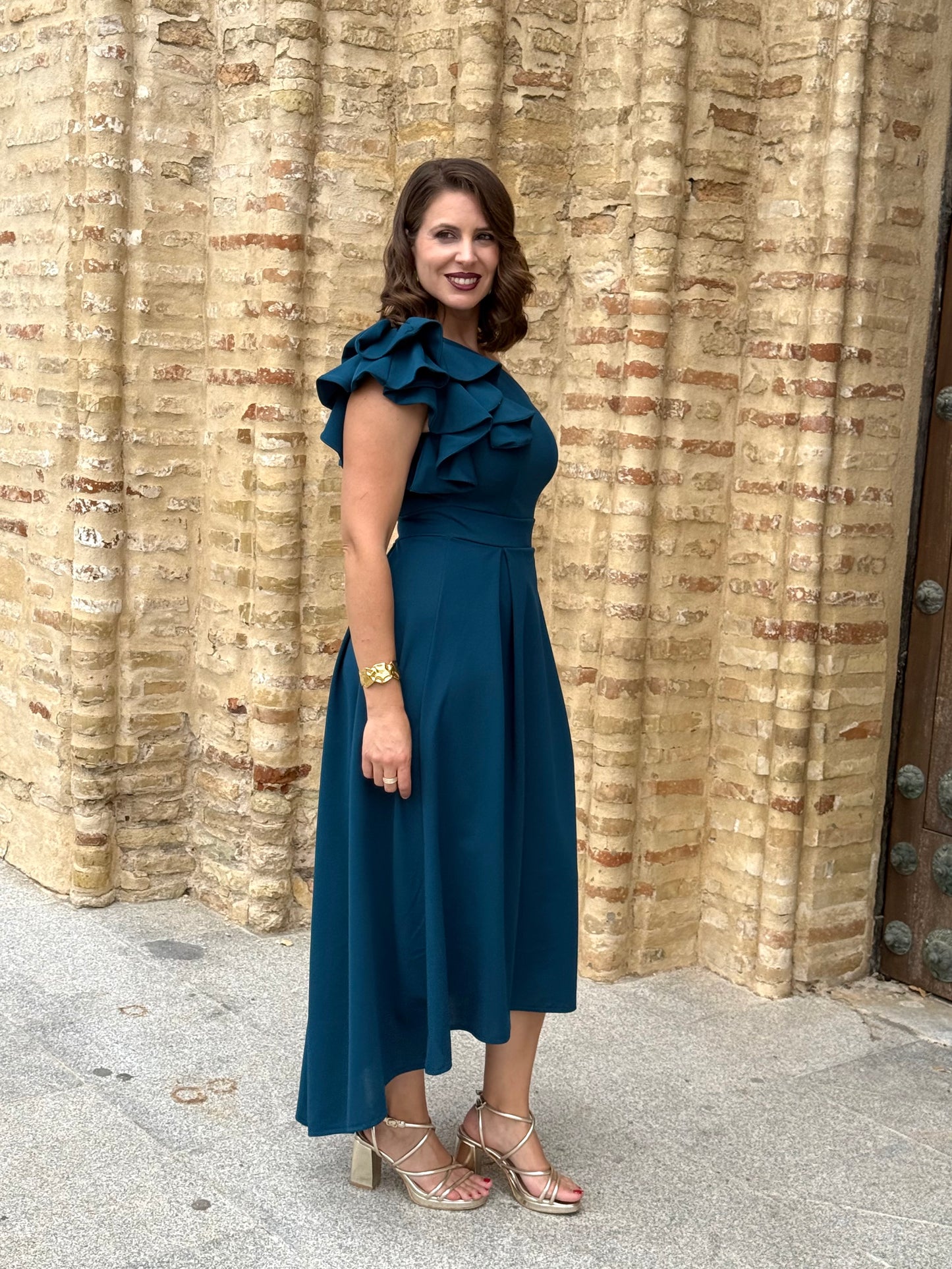 Vestido Nayara Petróleo