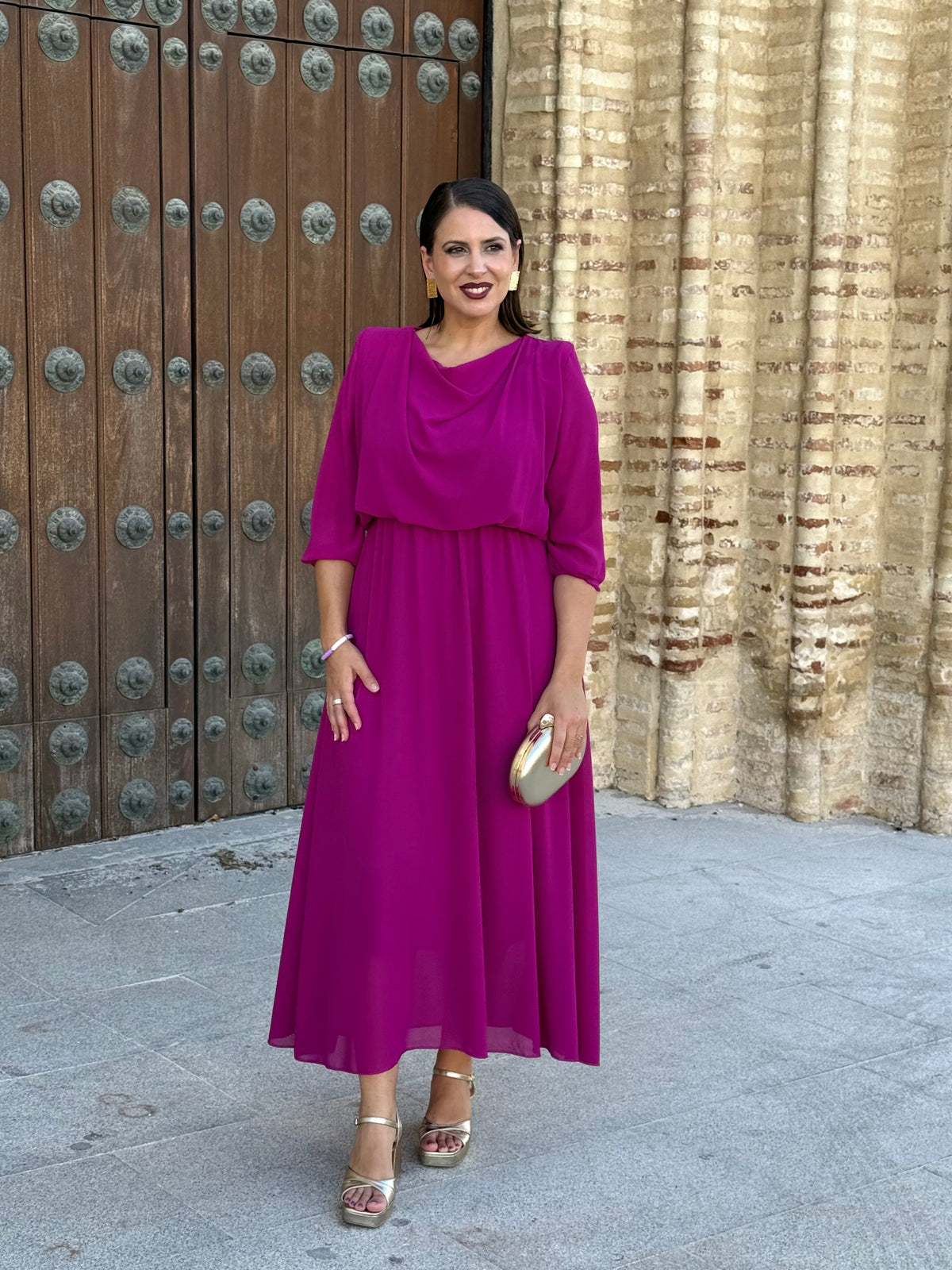 Vestido Miriam Buganvilla