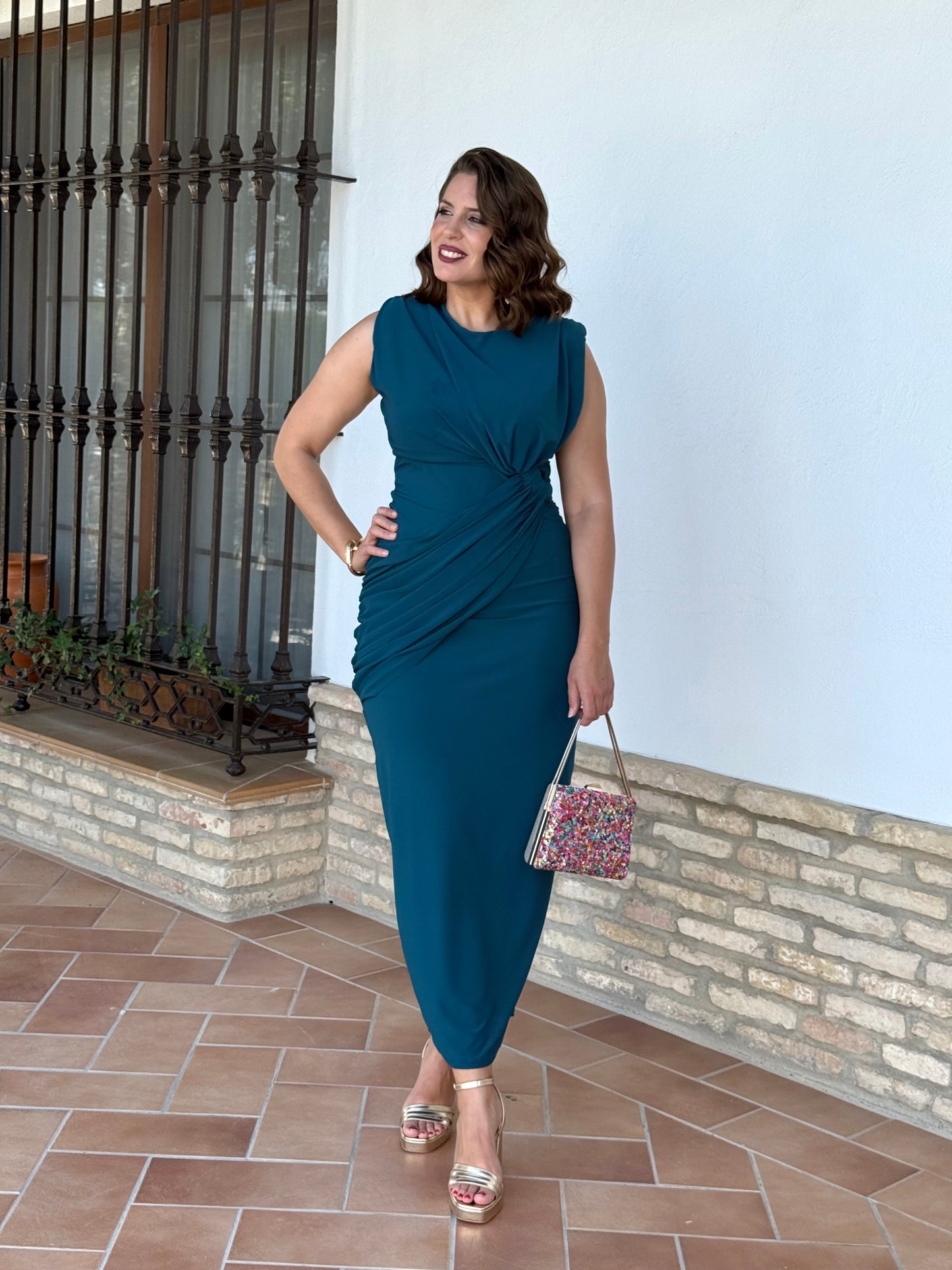 Vestido Melisa Petróleo