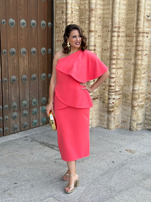 Vestido Renata Coral