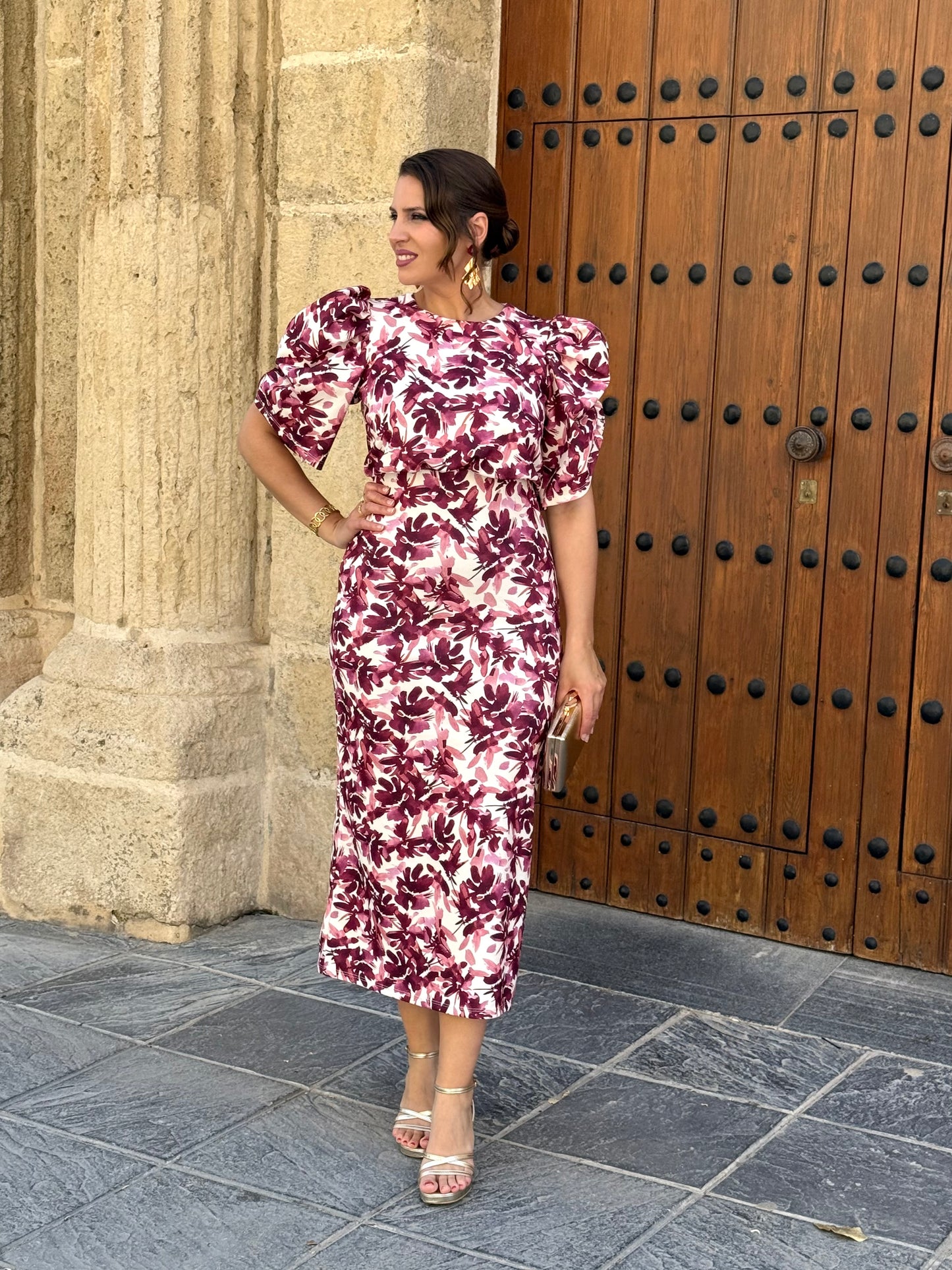 Vestido Bianca Floral Buganvilla
