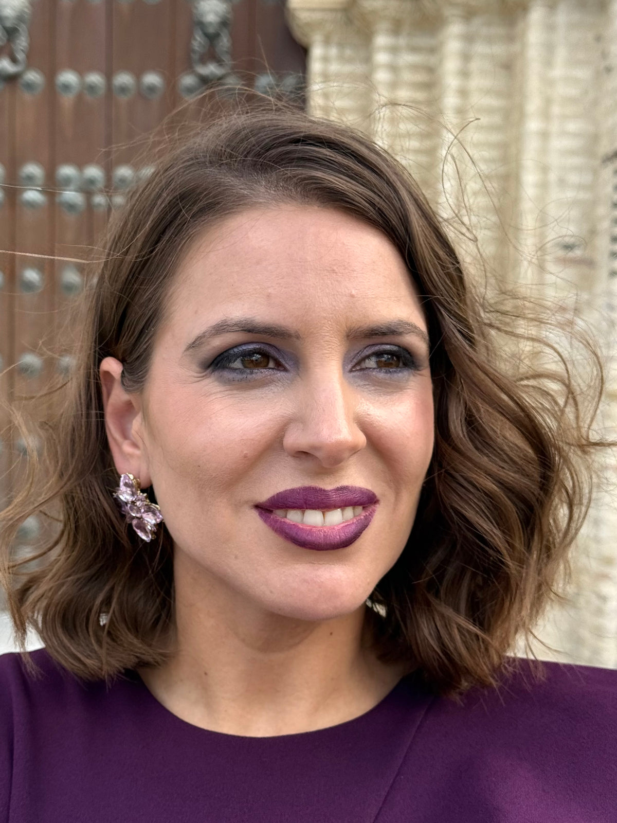 Pendientes Huelva Rosa