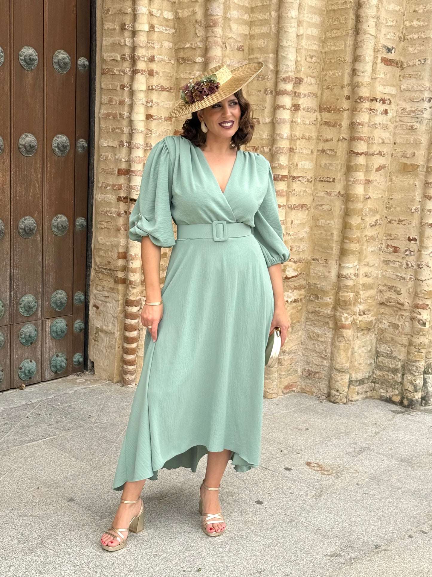 Vestido Toscana Agua Mar