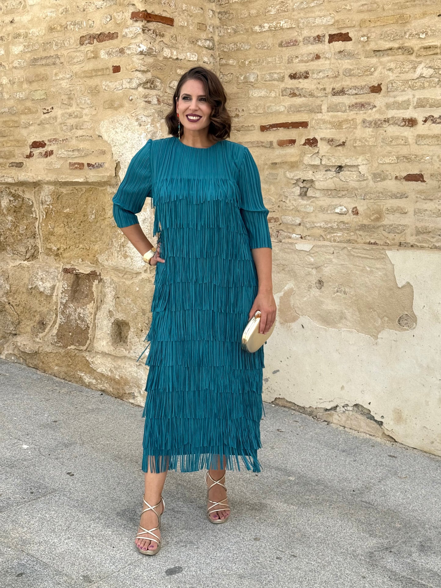Vestido Almira Turquesa