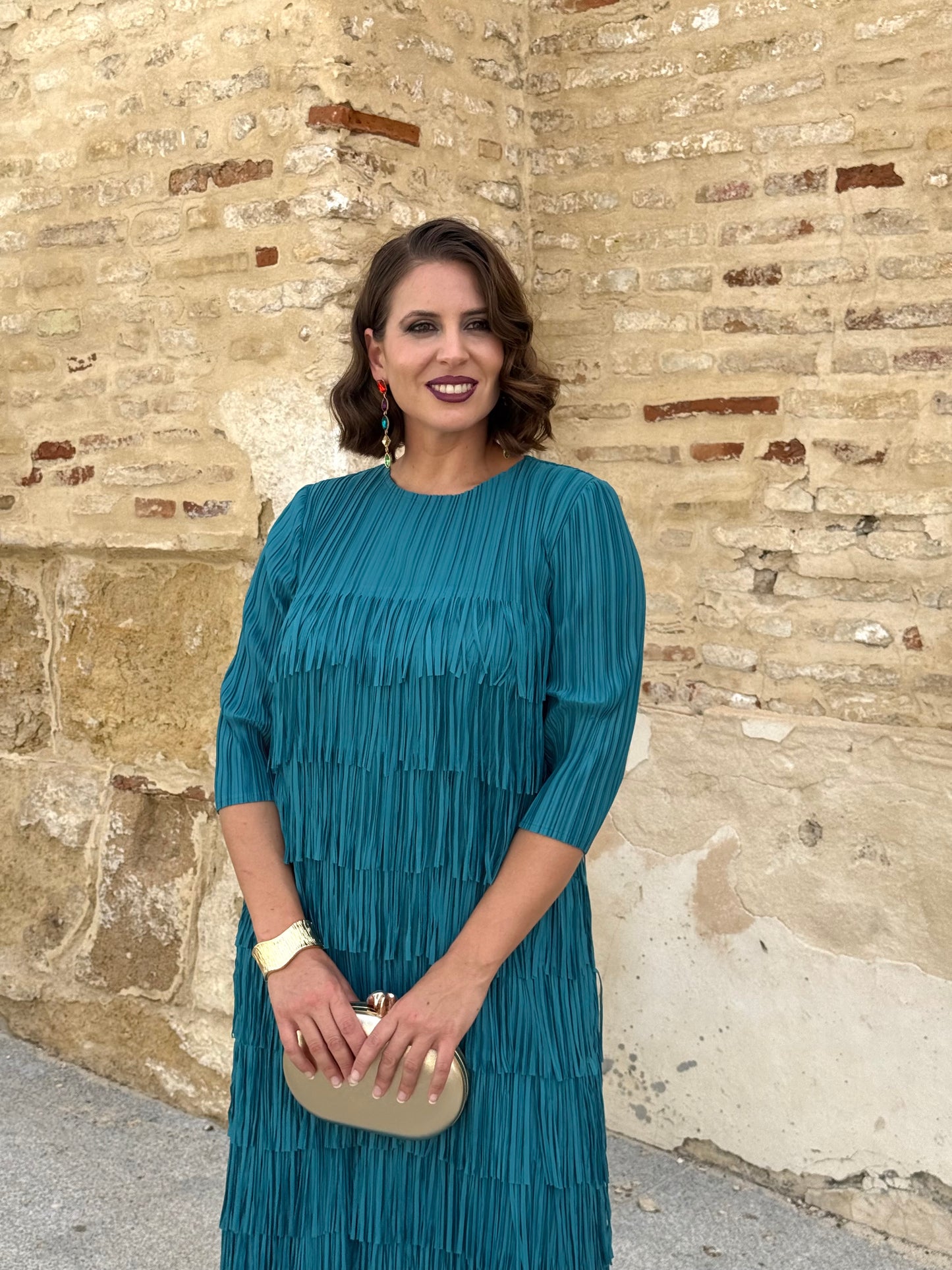 Vestido Almira Turquesa