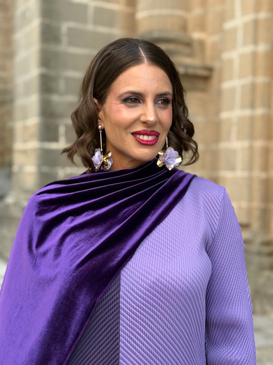 Capa de Terciopelo Morada