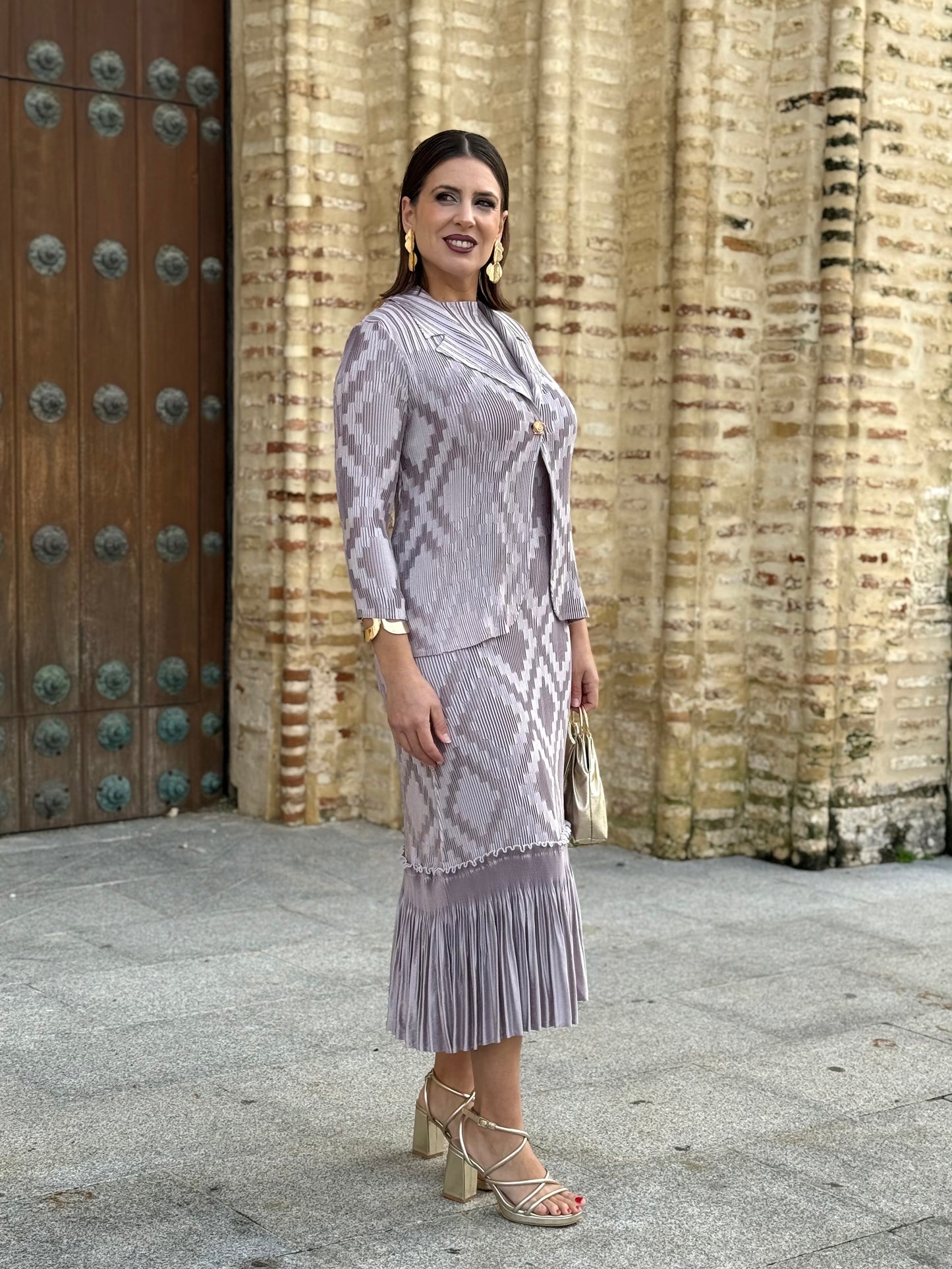 Conjunto Verena Malva Empolvado