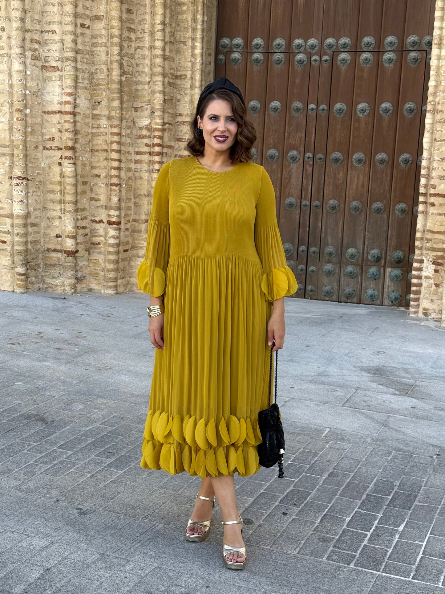Vestido Alhambra Mostaza