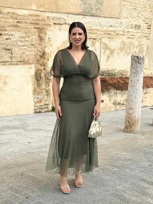 Vestido Teresa Verde Kaki
