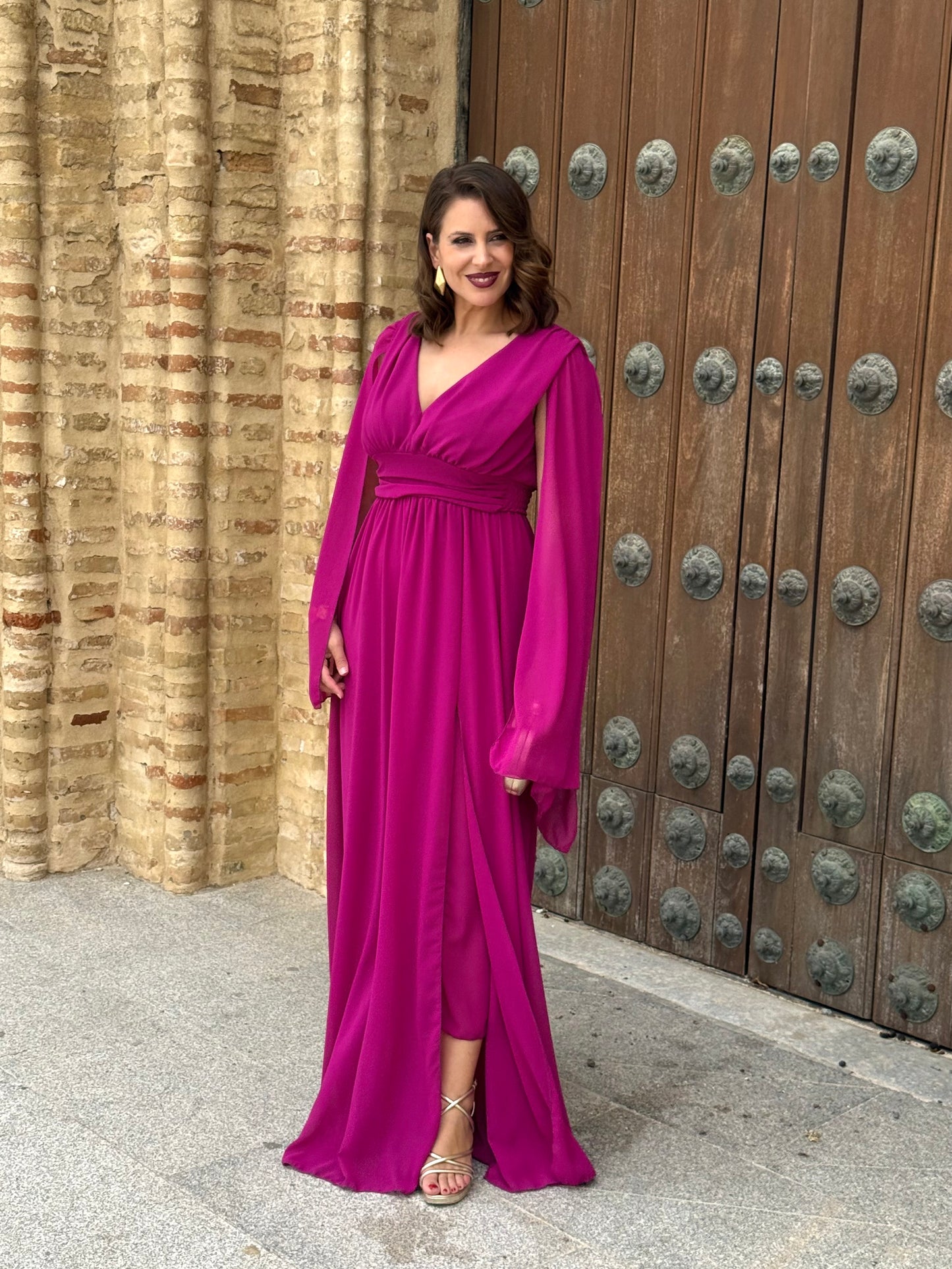Vestido Antonela Buganvilla