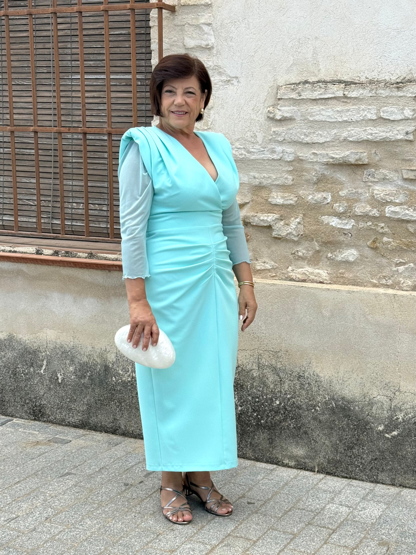 Vestido Belinda Verde Mar