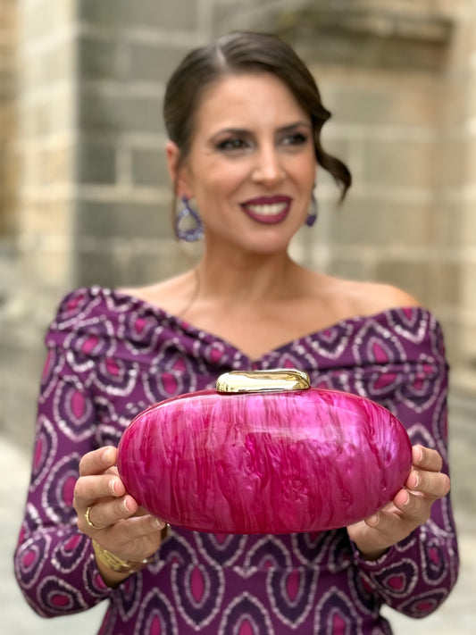 Bolso Ovalado Buganvilla